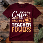 Funny Teacher Coffee Lover T Shirt