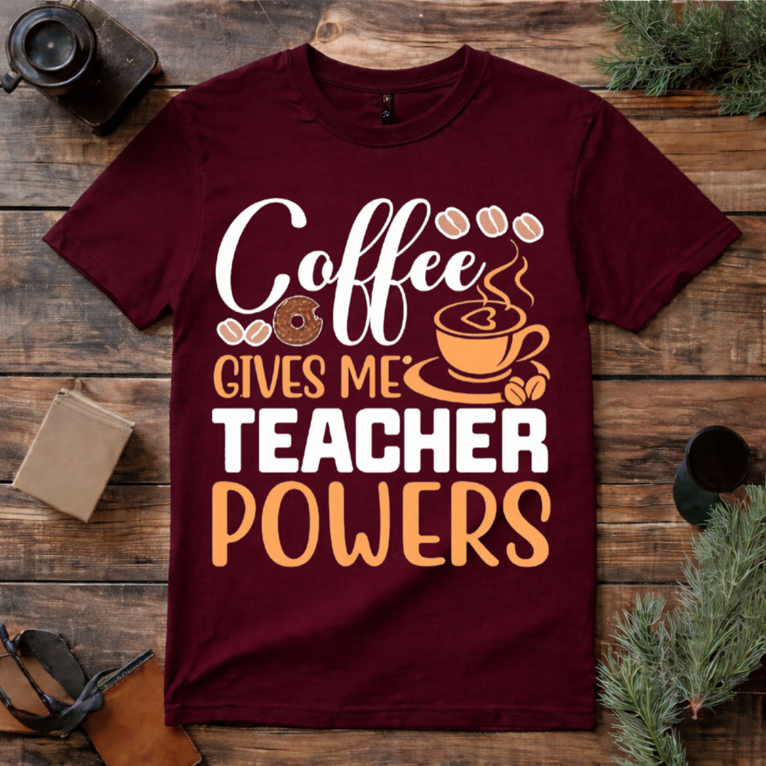 Funny Teacher Coffee Lover T Shirt