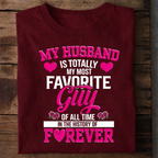 Favorite Husband Premium Cotton T Shirt