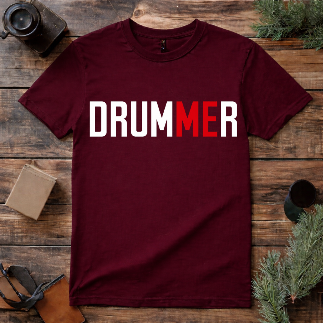 Drummer Wordplay T Shirt