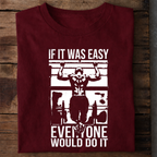 Easy For Everyone Gym Premium Cotton T Shirt