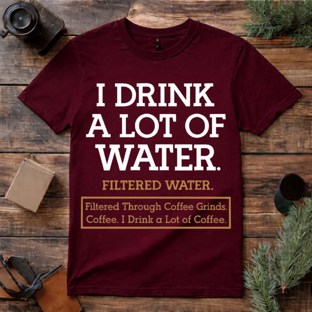 I Drink a Lot of Coffee T Shirt