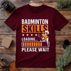 Badminton Loading Premium Cotton T Shirt