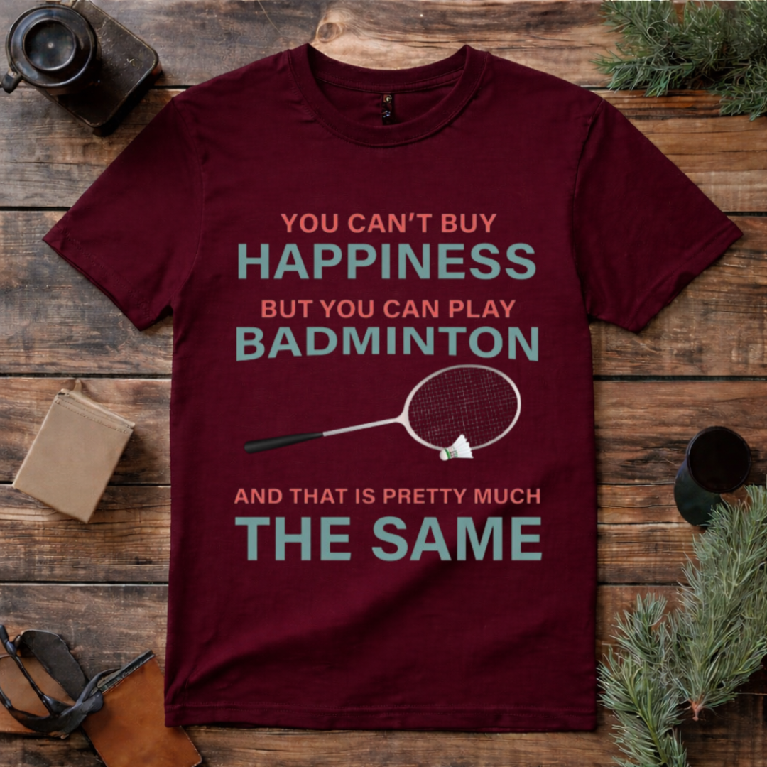 Play Badminton Happiness T Shirt