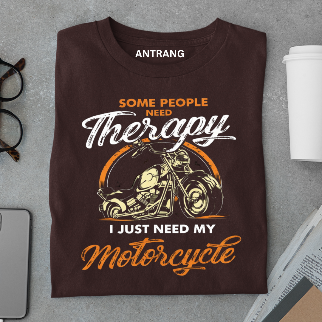 Motorcycle Is My Therapy T Shirt