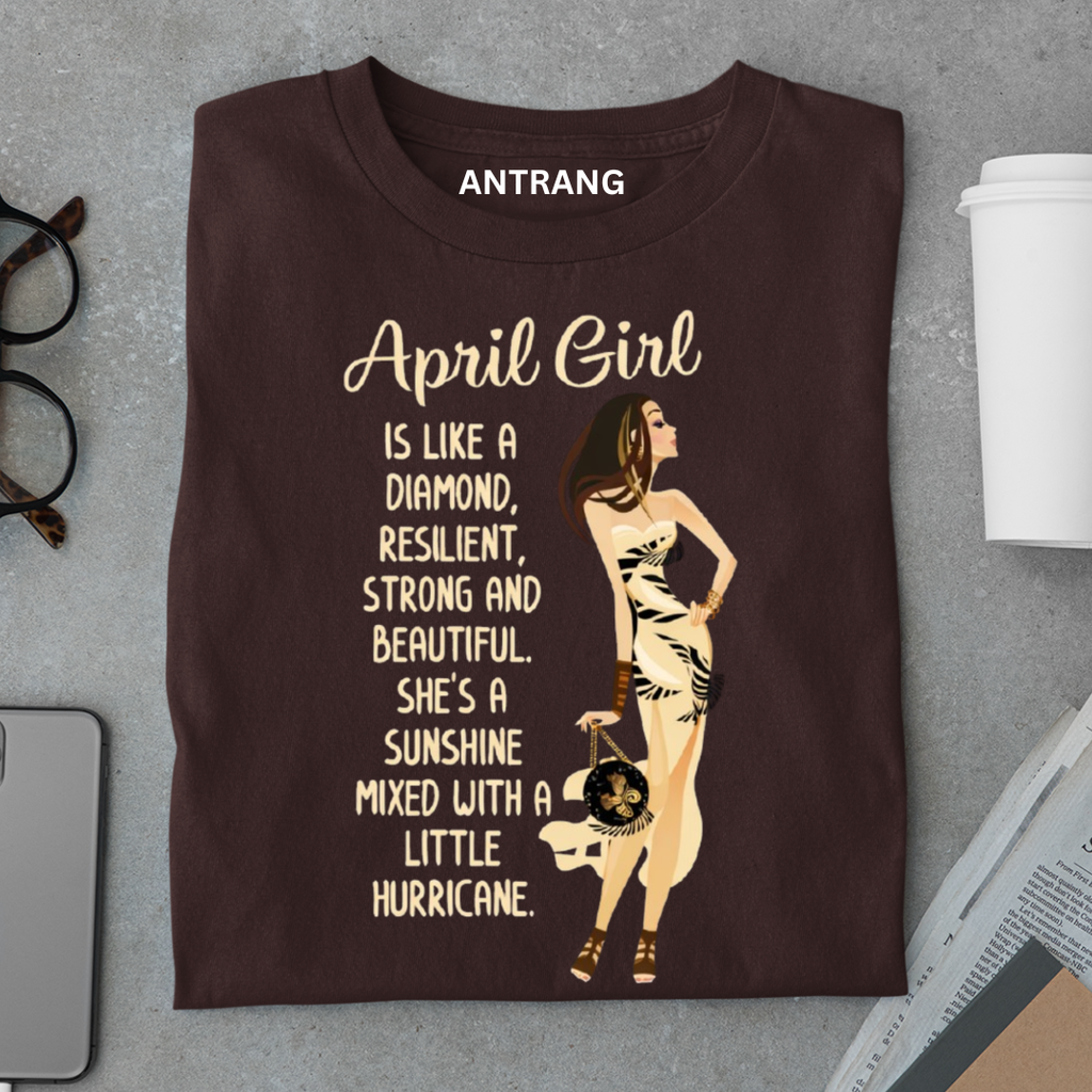 April Girl Diamond T Shirt