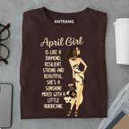 April Girl Diamond T Shirt
