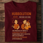 Hubbolution Funny Husband Premium Cotton T Shirt