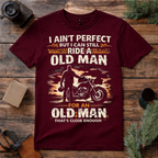 Old Man Biker T Shirt
