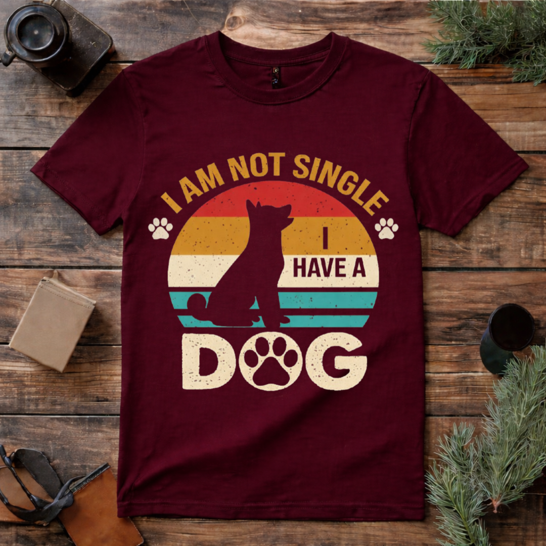 Not Single I Have a Dog T Shirt