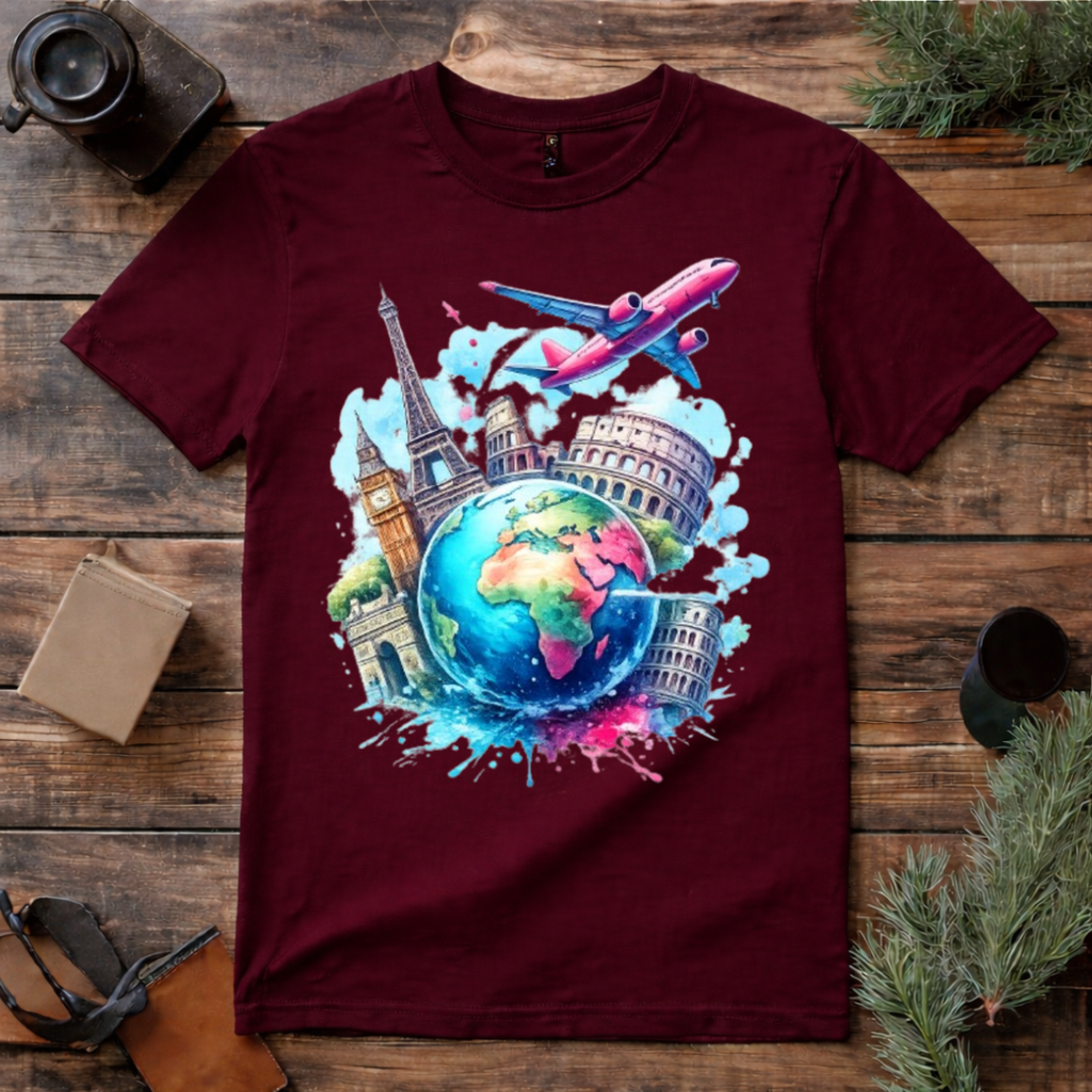 World Travel Adventure T Shirt