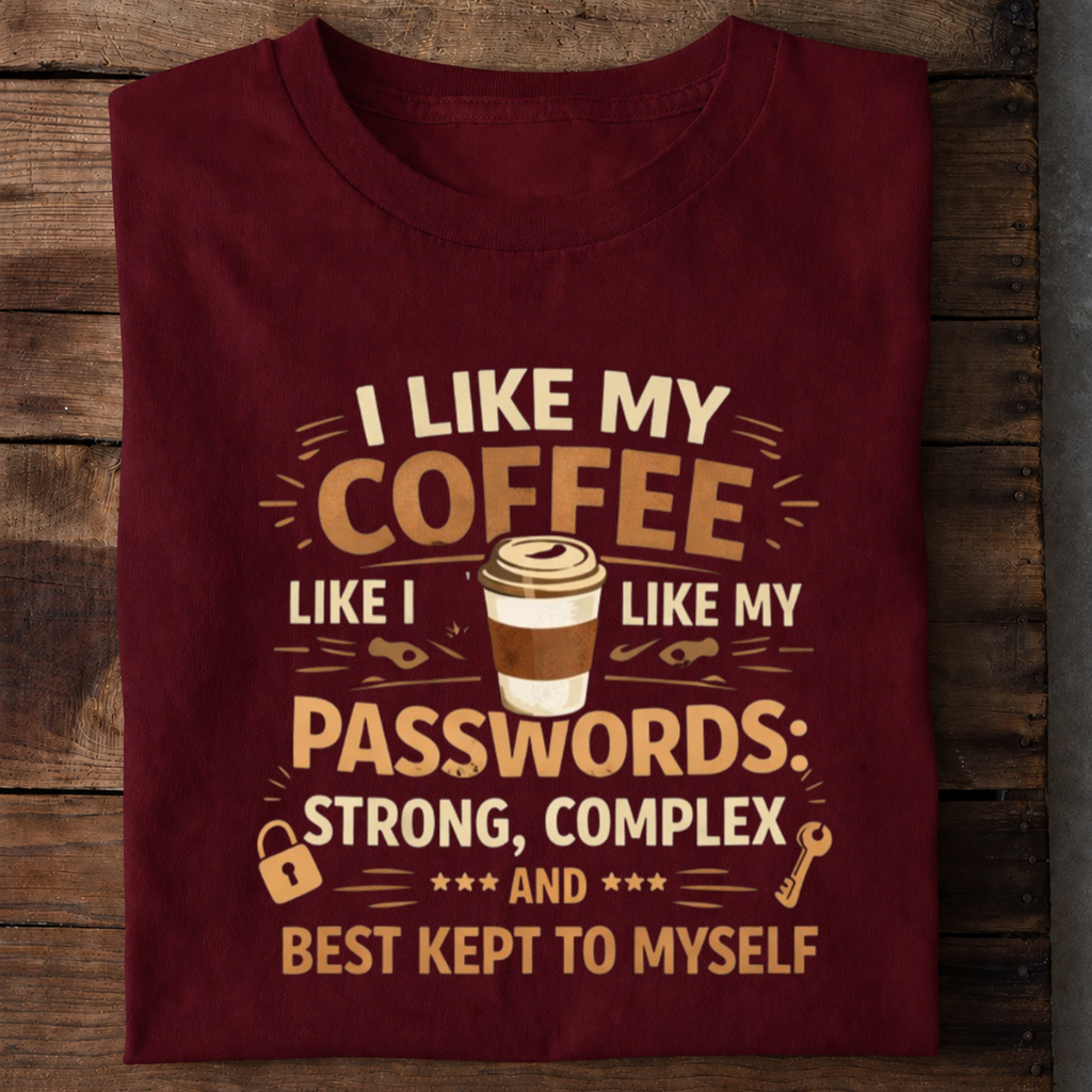 Bitter Coffee Humor Premium Cotton T Shirt