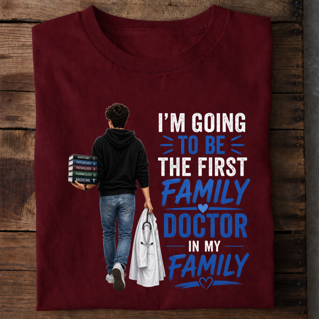 First Family Male Doctor Premium Cotton T Shirt
