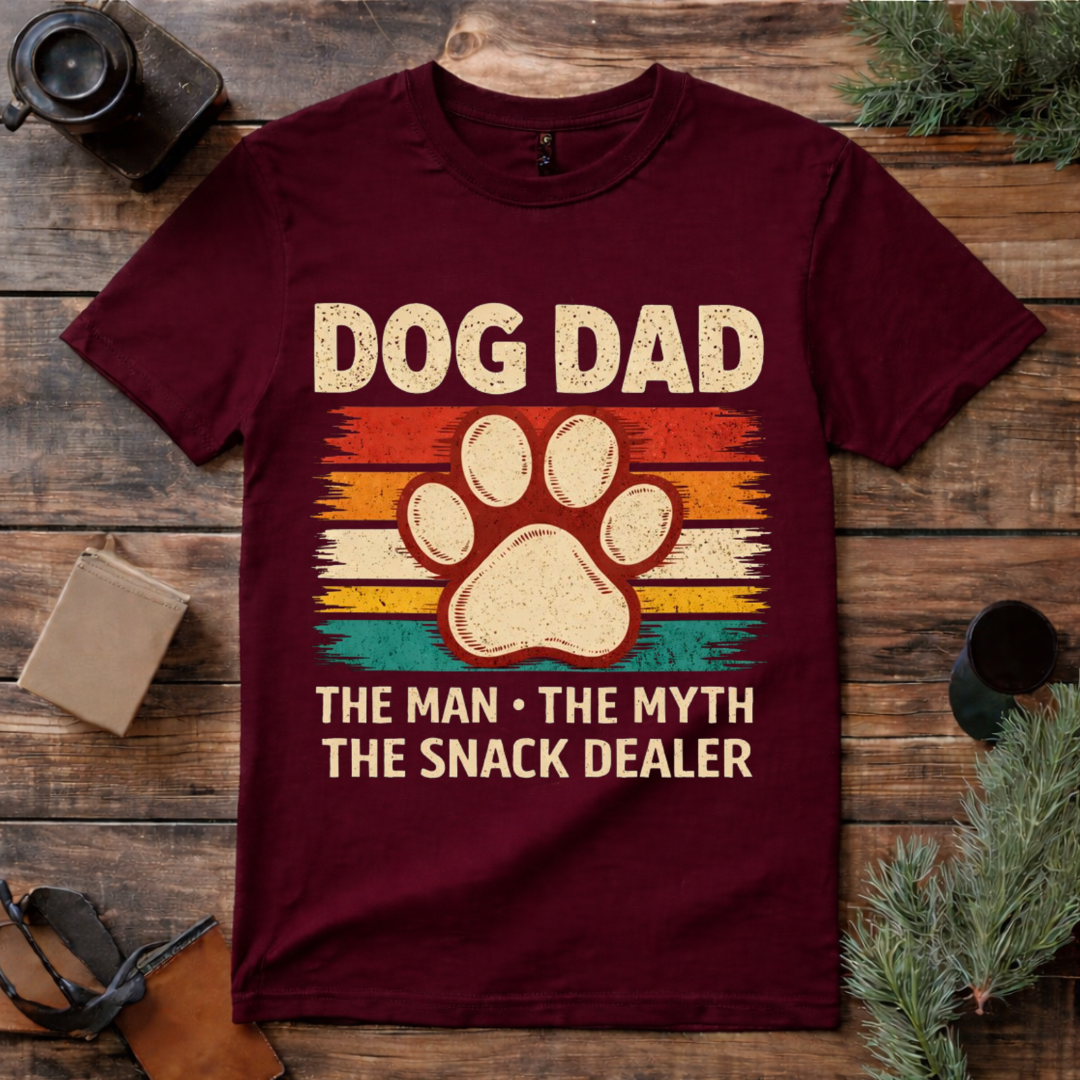 Dog Dad Snack Dealer T Shirt