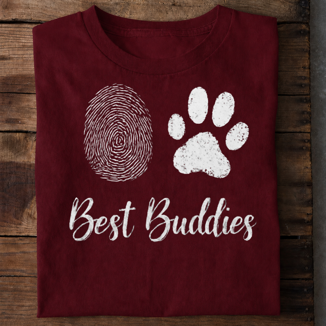 Best Buddies Dog Premium Cotton T Shirt