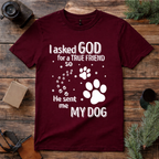 God Sent Me My Dog T Shirt