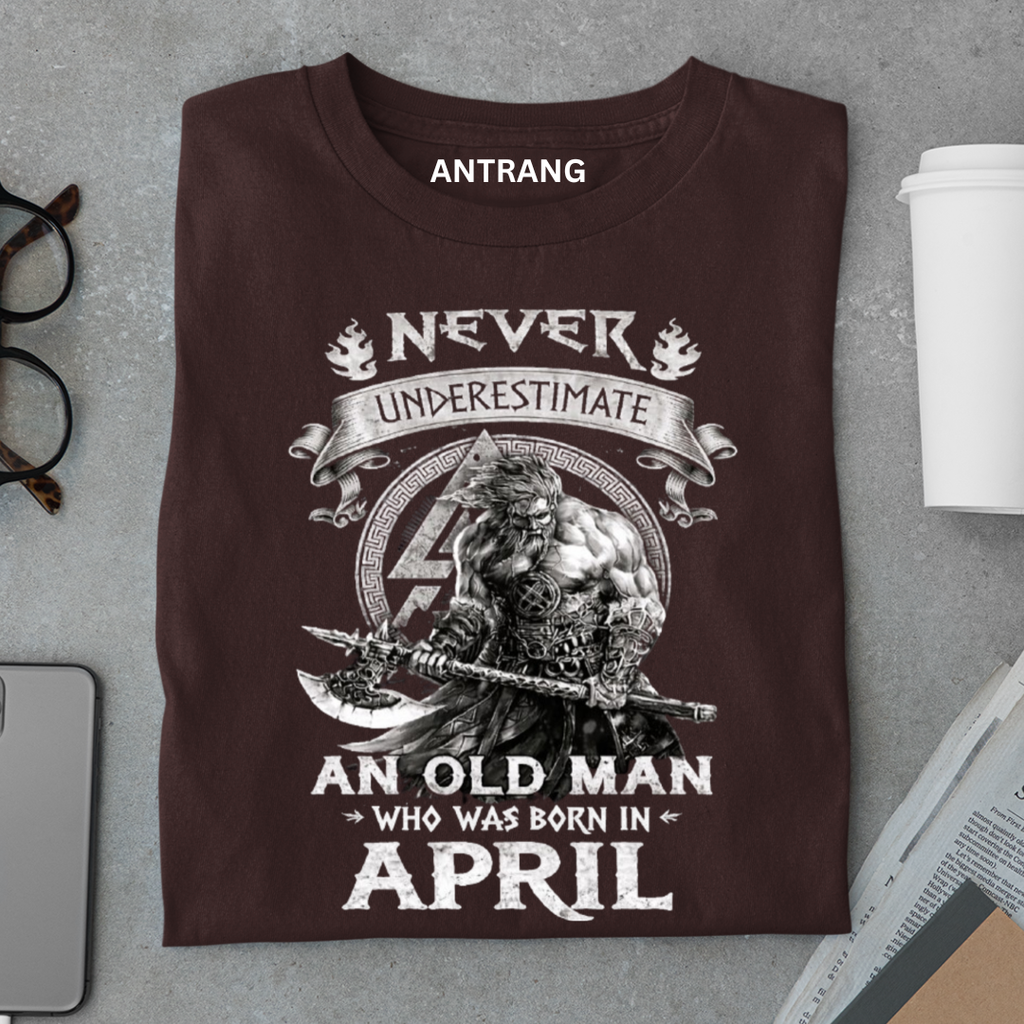 April Born Old Man Legend T Shirt