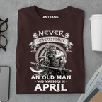 April Born Old Man Legend T Shirt