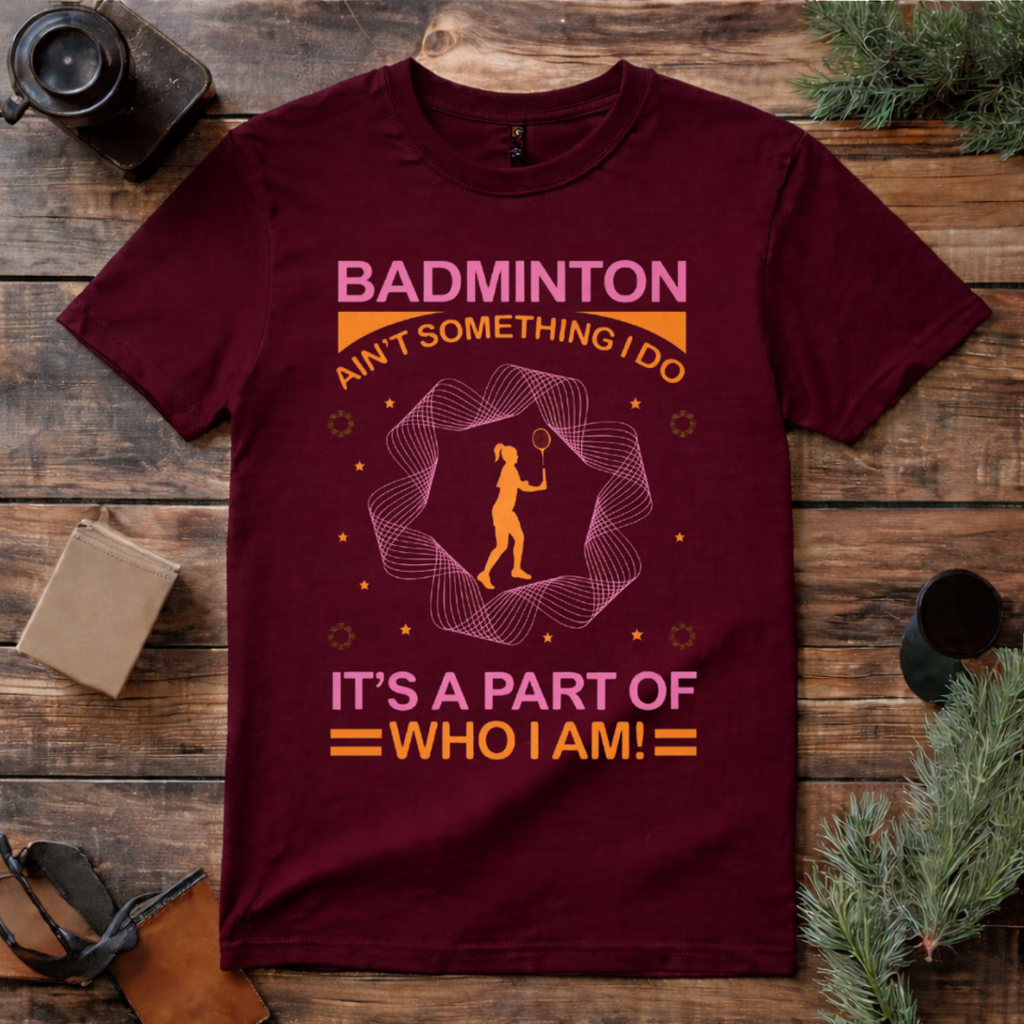 Badminton My Identity T Shirt