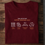 Coffee Obsessed Premium Cotton T Shirt
