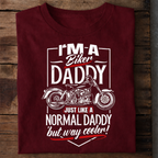 Biker Daddy Premium Cotton T Shirt