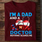 Dad Doctor Premium Cotton T Shirt