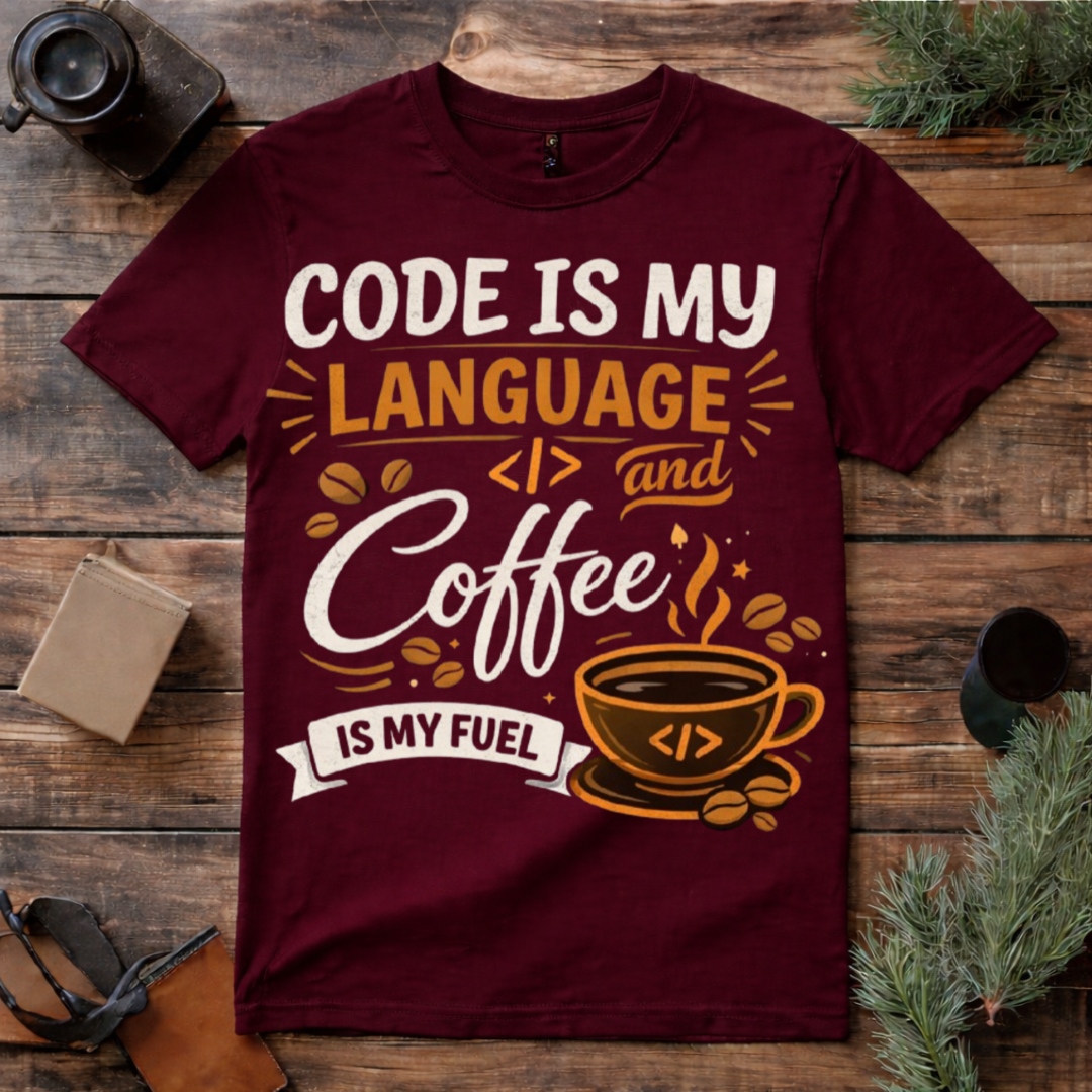 Code and Coffee T Shirt