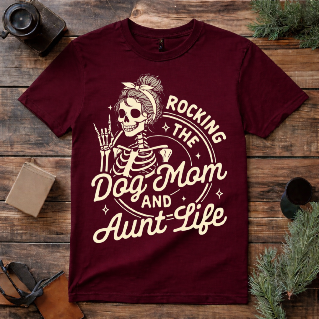 Rocking the Dog Mom Life T Shirt