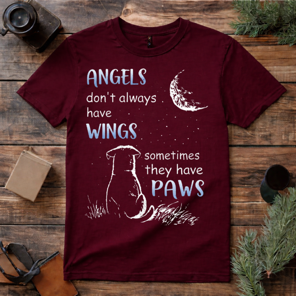 Angels Have Paws T Shirt