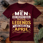 April Born Legend T Shirt