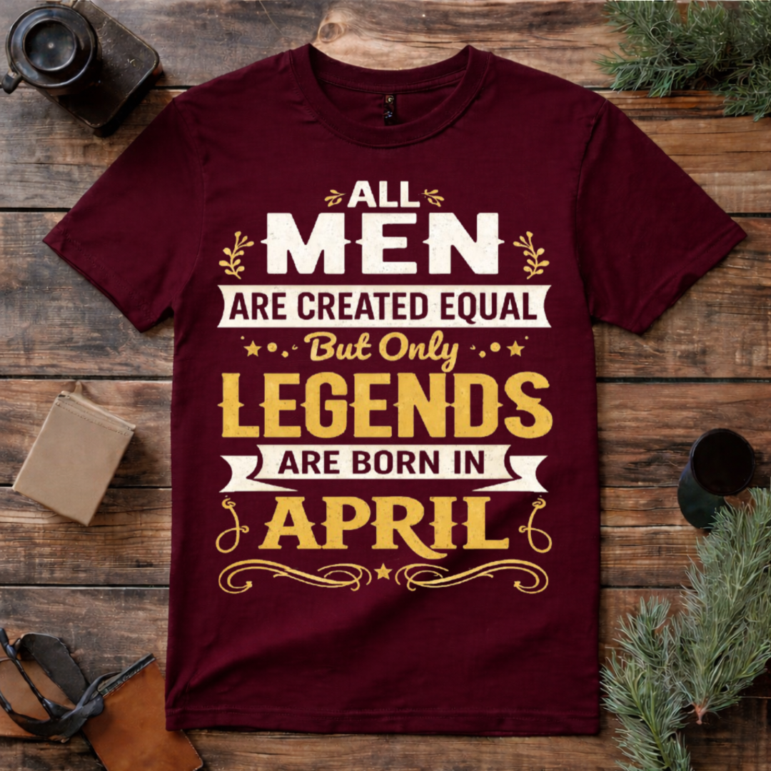 April Born Legend T Shirt