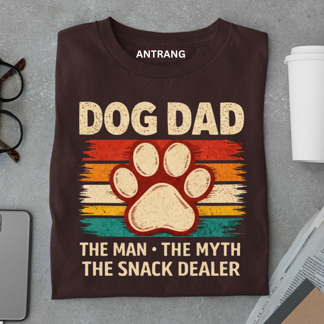 Dog Dad Snack Dealer T Shirt