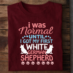 White German Shepherd Lover Premium Cotton T Shirt