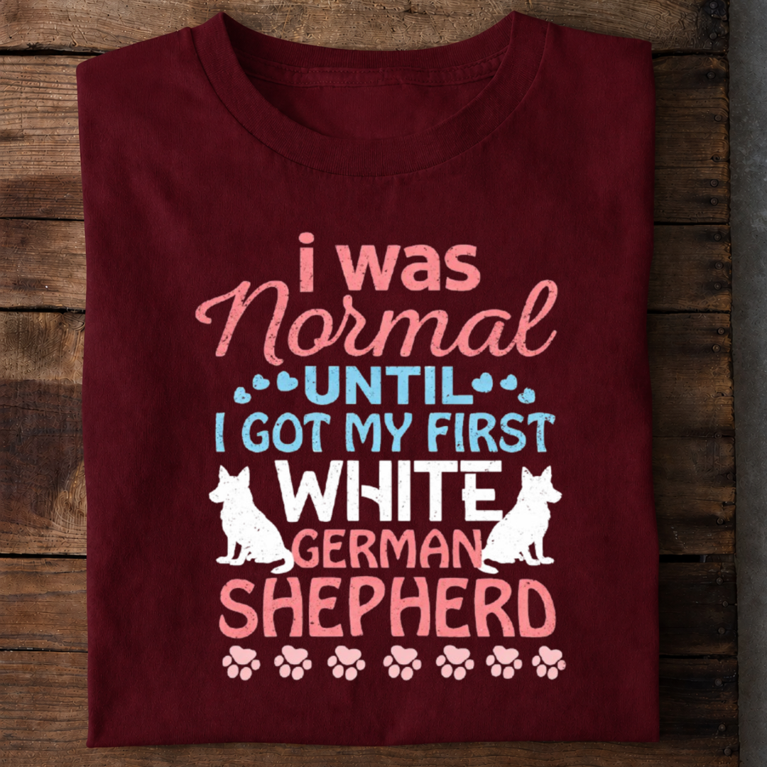 White German Shepherd Lover Premium Cotton T Shirt
