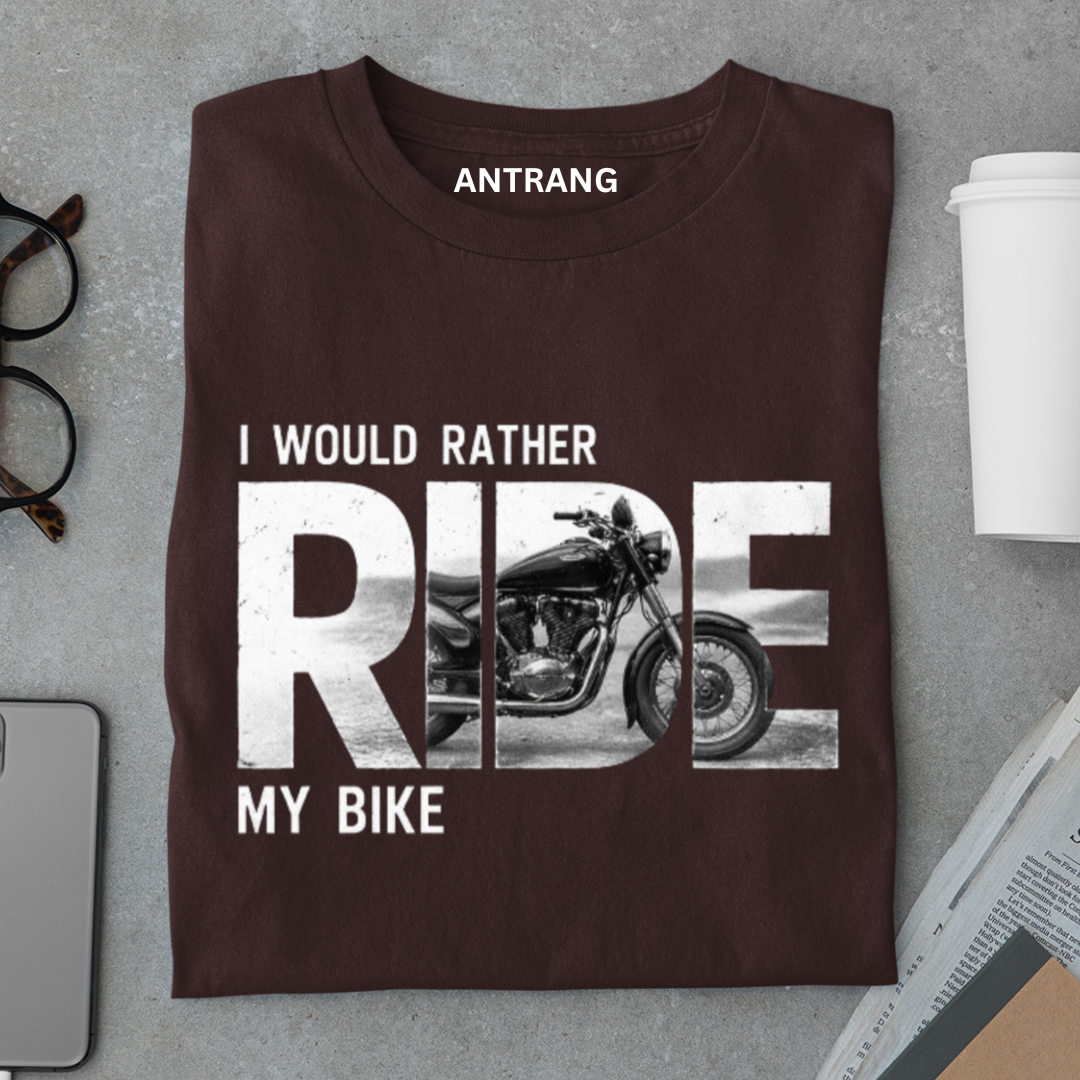 Rather Ride My Bike T Shirt