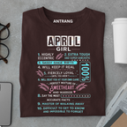 April Girl Attitude T Shirt
