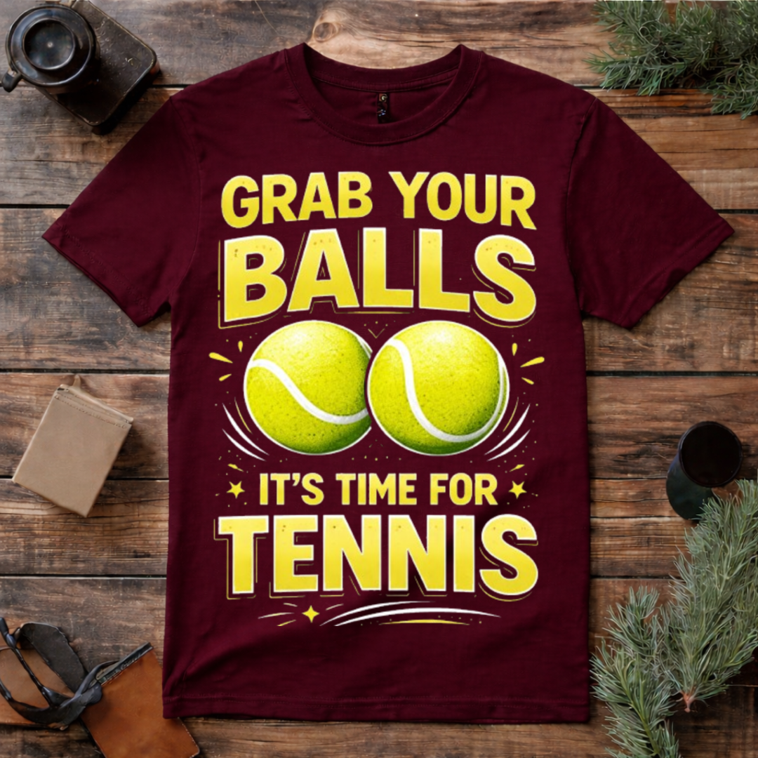 Grab Your Balls Tennis T Shirt