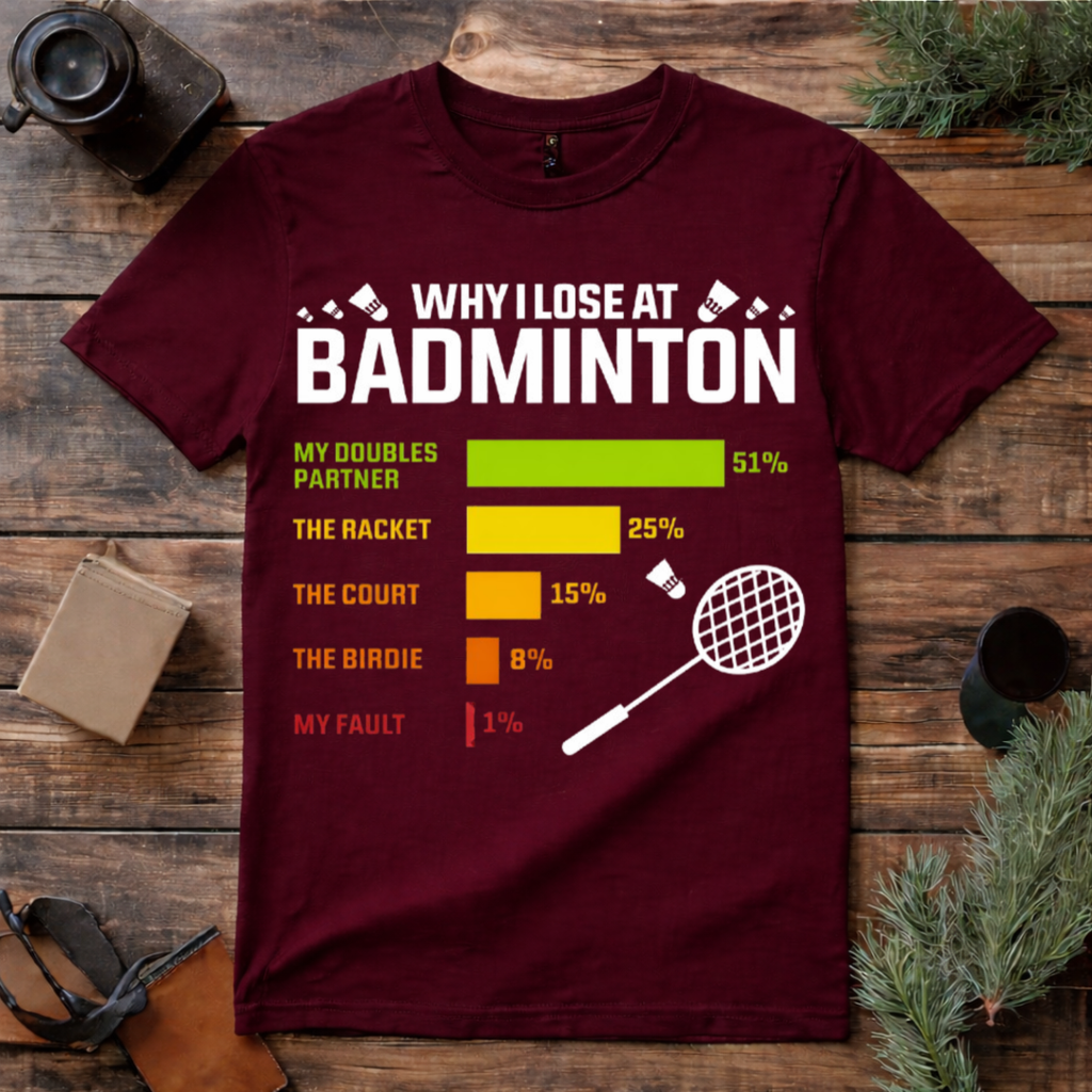 Why I Lose at Badminton T Shirt