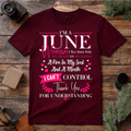 June Woman Fire in My Soul T Shirt