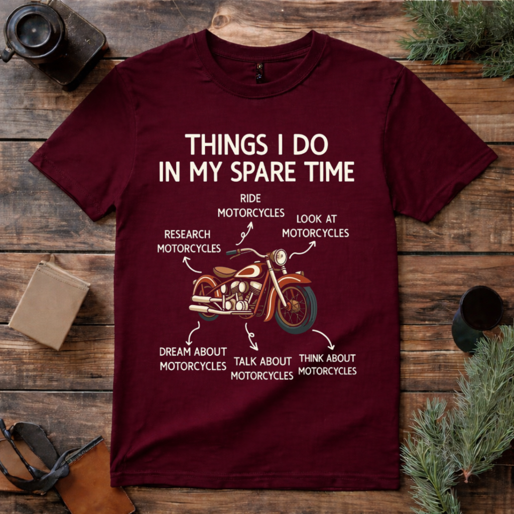 Things I Do Motorcycle Lover T Shirt