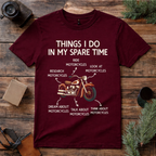 Things I Do Motorcycle Lover T Shirt