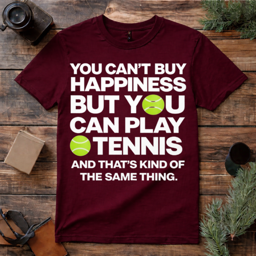 Play Tennis Happiness T Shirt