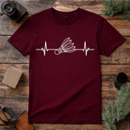 Badminton Heartbeat T Shirt