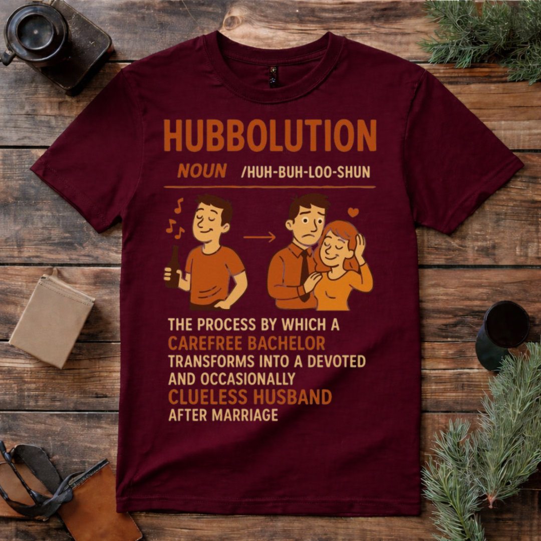 Hubbolution Funny Husband T Shirt