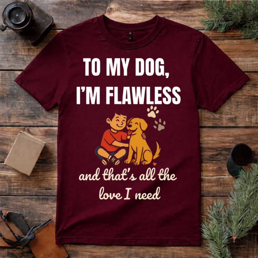 To My Dog I’m Flawless T Shirt