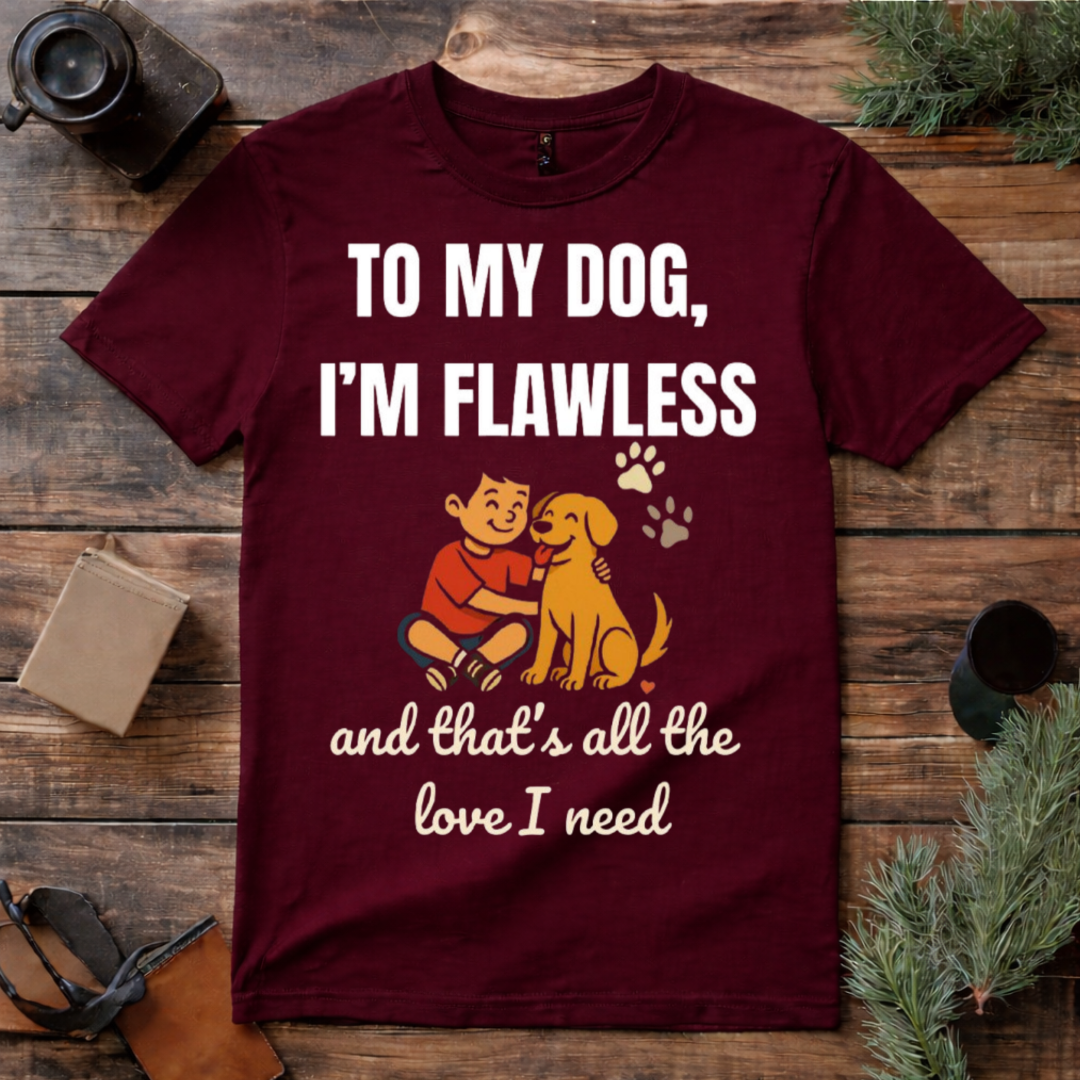 To My Dog I’m Flawless T Shirt