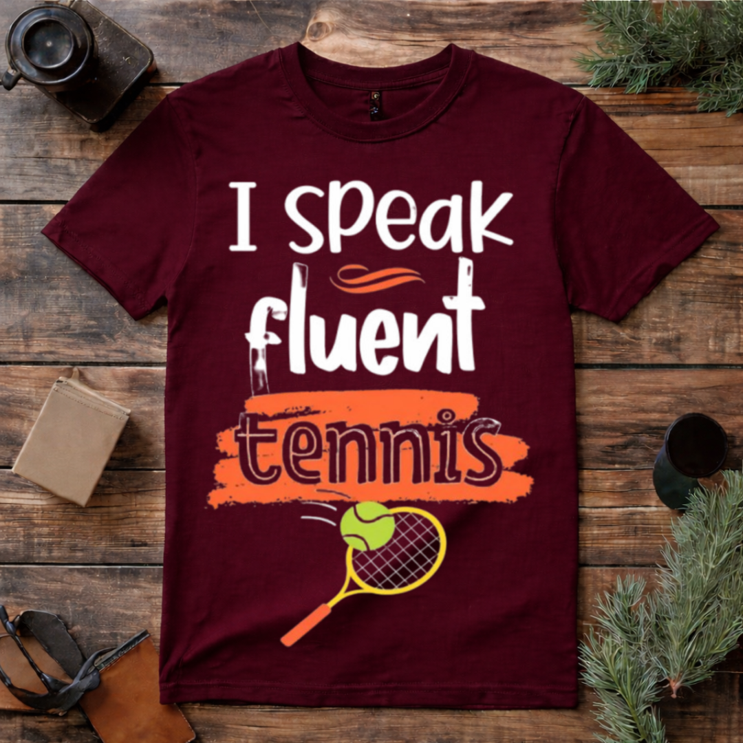 I Speak Fluent Tennis T Shirt