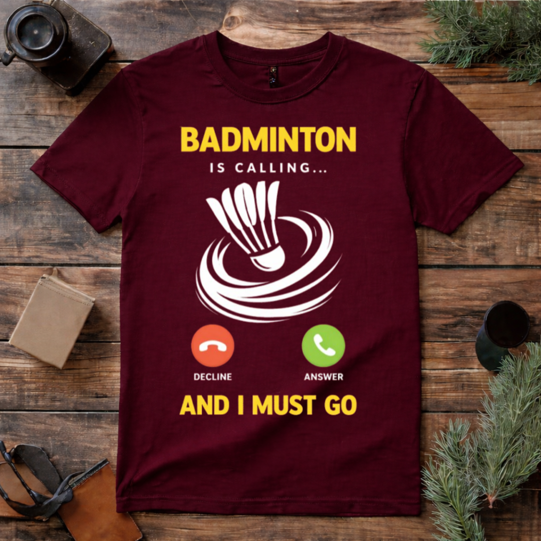 Badminton Is Calling T Shirt