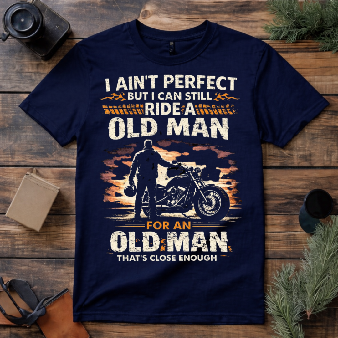 Old Man Biker T Shirt