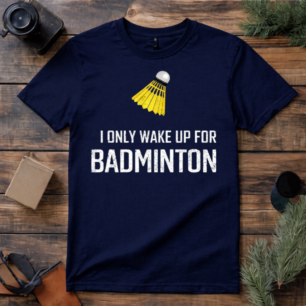 Wake Up for Badminton T Shirt